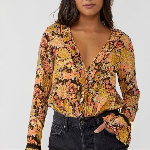 Free People NWT Heat Wave Bodysuit Midnight Combo Size Small - Picture 6 of 11